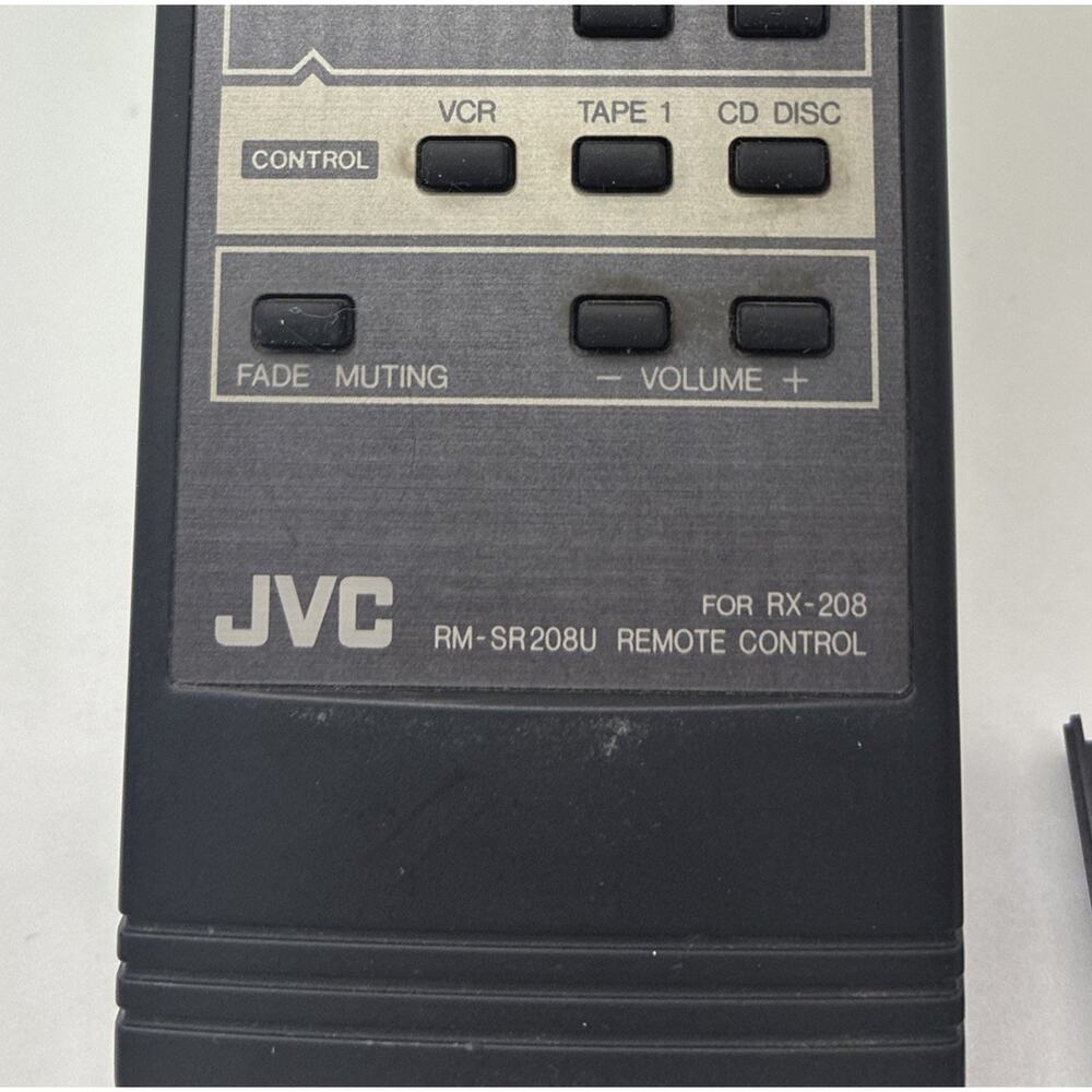 JVC RM-SR208U Remote Control for RX-208 Receiver Audio System Black - Picture 2 of 3